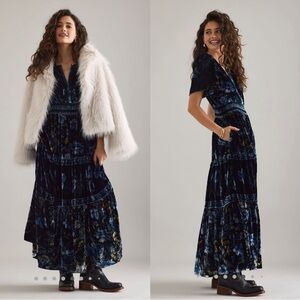 The Somerset Velvet maxi dress